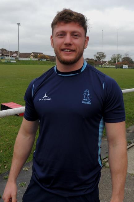Liam Hutchings - two tries in Narberth defeat